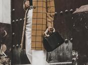 Checked coat- culottes pants look vuelta trabajo