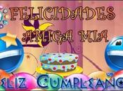 Feliz cumpleaños amiga