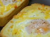Receta fácil económica tostas huevos bacón