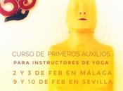 Curso Primeros Auxilios para Instructores Yoga, feb, Málaga Sevilla.