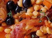Conejo garbanzos