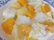 Gazpachuelo bacalao, papas naranja