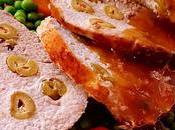 Lomo cerdo mechado aceitunas