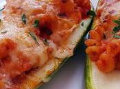Calabacinos rellenos macarrones
