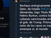 Cuba rechaza intento EE.UU universalizar bloqueo Declaración]