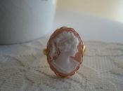 Anillo camafeo rosa
