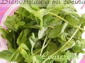 Conservar hierbabuena (aplicable para perejil, cilantro, etc)