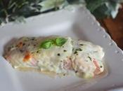 Salmón mozzarella albahaca