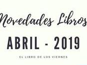 Novedades libros abril