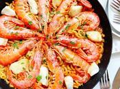 Cazuela fideos curvos gambas merluza