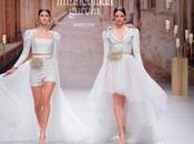 Inmaculada García inspira arquitectura Catedrales para colección novias 2020 presentada Valmont Barcelona Bridal Fashion Week