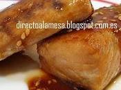 Salmón salsa teriyaki casera