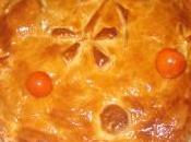 Pastel persimón queso emmental