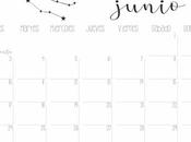 Imprimible: Calendario junio 2019