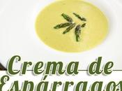 Crema espárragos casera.