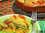 Arroz costra vegetariano