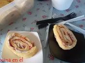 Rollo tortilla jamón