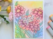 Floral Thank Card with Suzy's Prints