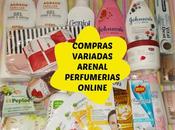 Compras variadas Arenal Perfumerías online