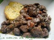 Guiso ternera vino tinto