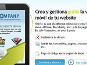 Onbile: Crea gratis versión móvil