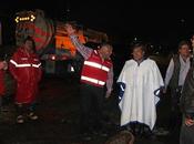 Trabajan brigadas agua limpia caem zona presa ángulo