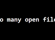 Cómo solucionar error many open files Linux