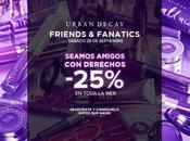Vuelven descuentazos urban decay friends fanatics