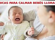 Formas tranquilizar bebé llorando casa
