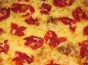 Quiche berenjenas bacón pimientos cristal