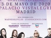 Concierto Evanescence mayo Palacio Vistalegre Madrid