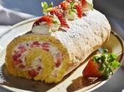 Brazo gitano fresas queso