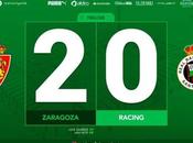 Zaragoza Racing ausente minutos