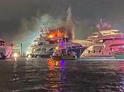 incendia #yate lujo Mark Anthony
