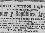 Mala Real Inglesa: vapores entre Santander República Argentina