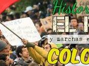 Historia sobre paro marchas estudiantiles colombia
