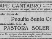 Santander,enero 1935:Paquita Santa Cruz Pastora Soler Café Cántabro