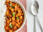 Garbanzos tomate curry