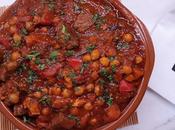 Estofado ternera garbanzos