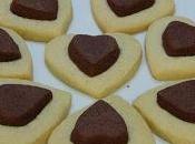 Receta fácil galletas corazón bicolor originales para Valentín