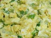 Receta fácil huevos revueltos verdes pocos ingredientes sabrosa