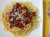 Espaguetis carne tomates Marzano