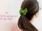 DIY: Coletero mariposa fieltro