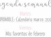 Agenda Semanal 24/02 1/03