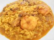 Arroz meloso chipirones