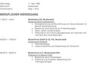 Kostenlose Lebenslauf Muster Diese Können Word Ihre Erstaunlich Ideen Veränderung