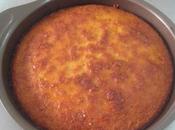 Pastel naranja almendra jarabe limón