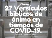 Versículos bíblicos ánimo tiempos COVID-19