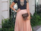 Look Boda Falda Plisada