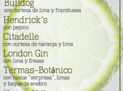 Carta Gin& Tonics Balneario Termas Pallarés